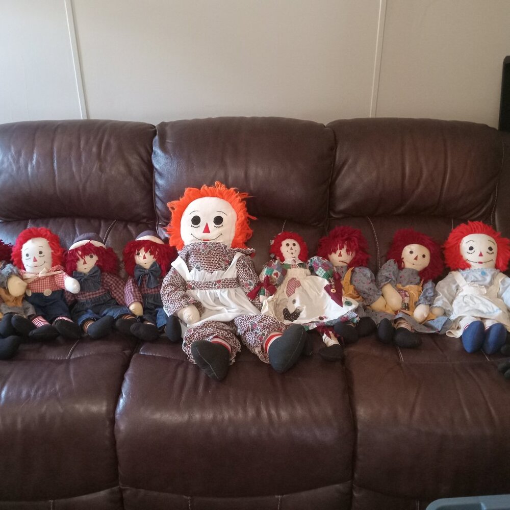 Vintage Raggedy Ann and Andy  Collection!